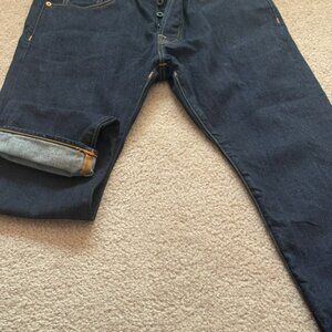 Men's Size 34 slim selvedge jeans